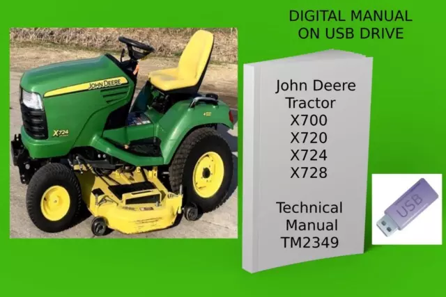 john deere x720 repair manual