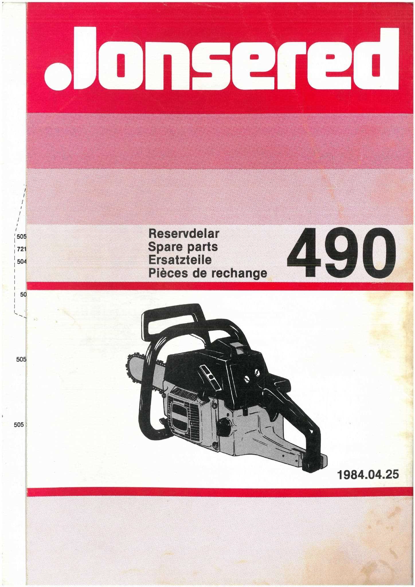 jonsered chainsaw repair manual