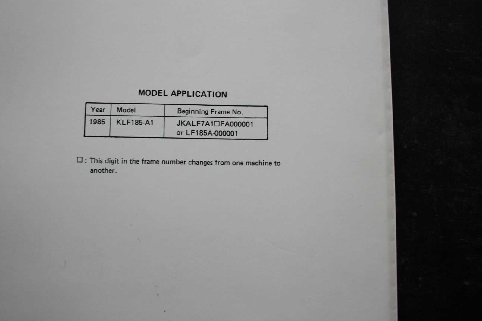 kawasaki bayou 185 repair manual