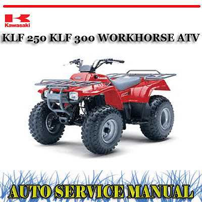 kawasaki bayou 250 repair manual