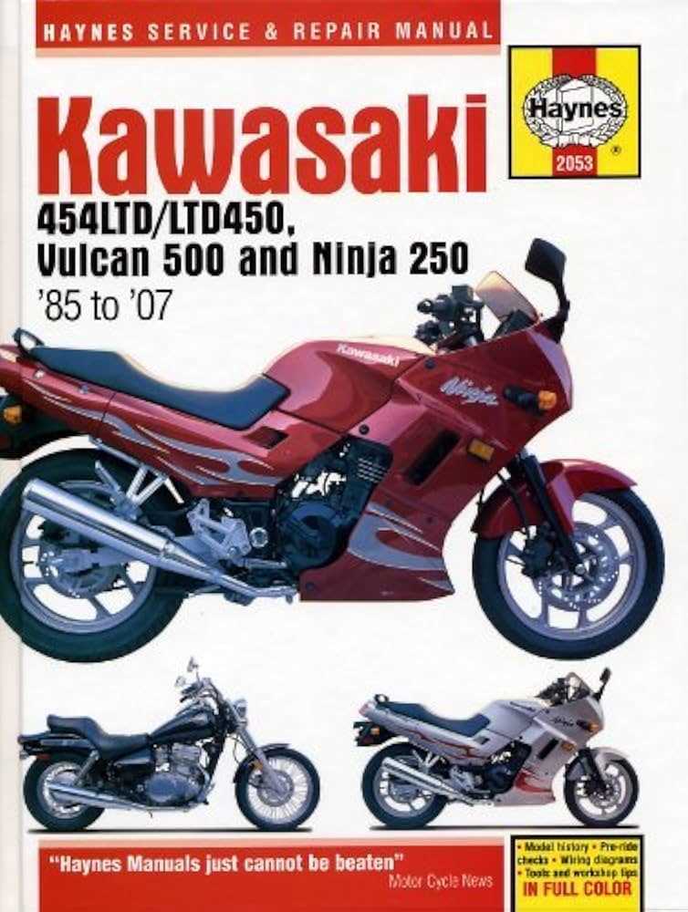 kawasaki motorcycle repair manuals