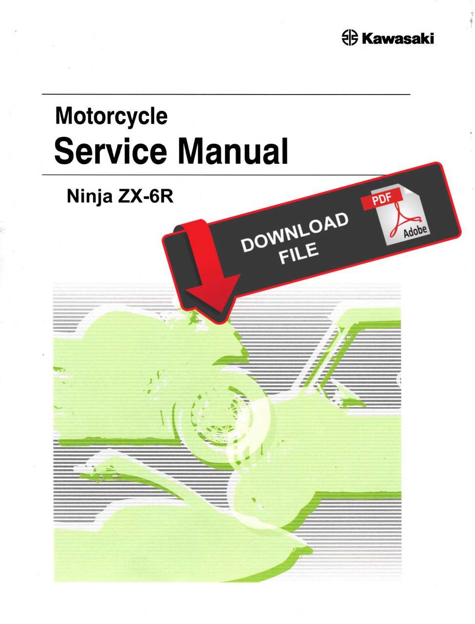 kawasaki zx6r repair manual