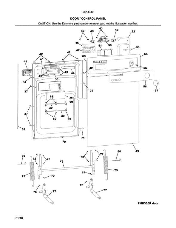 kenmore dishwasher 587 repair manual