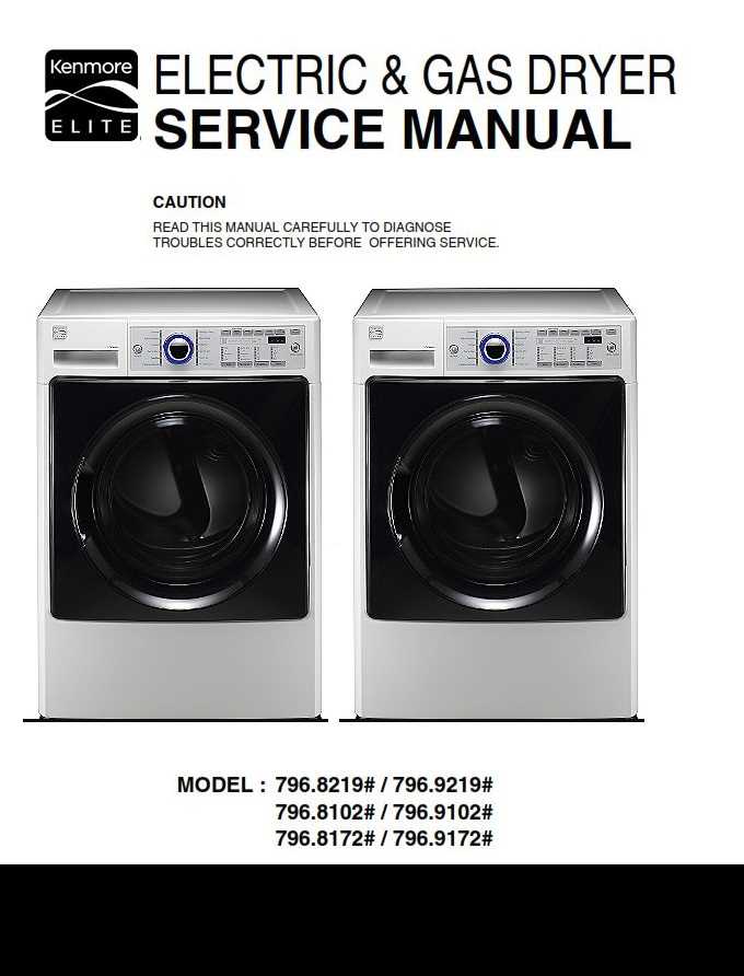 kenmore front load washer repair manual