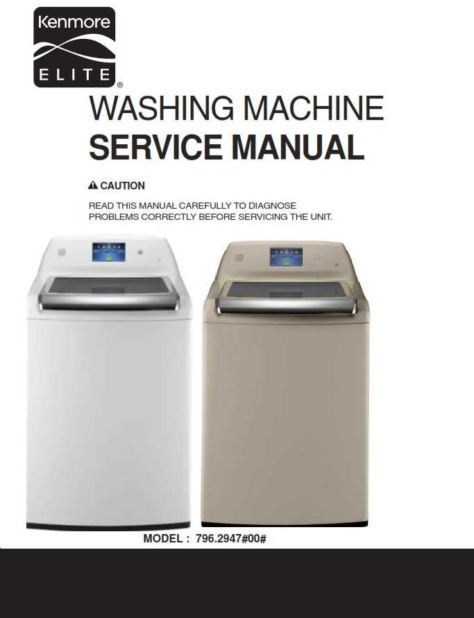 kenmore front load washer repair manual