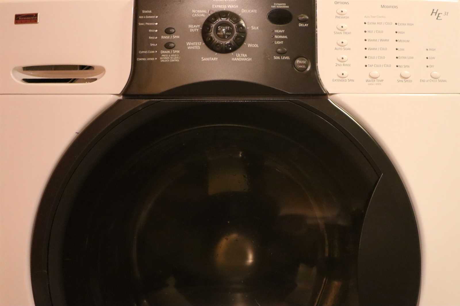 kenmore he3 washer repair manual