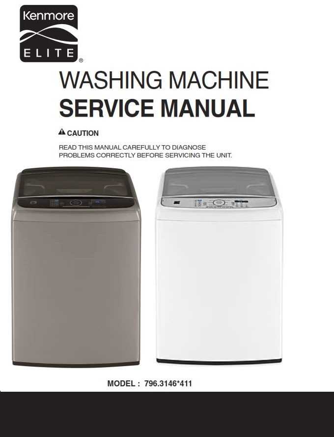 kenmore top load washer repair manual