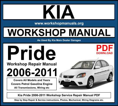 kia auto repair manuals