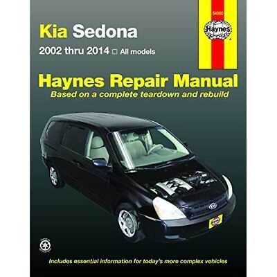 kia sedona repair manual