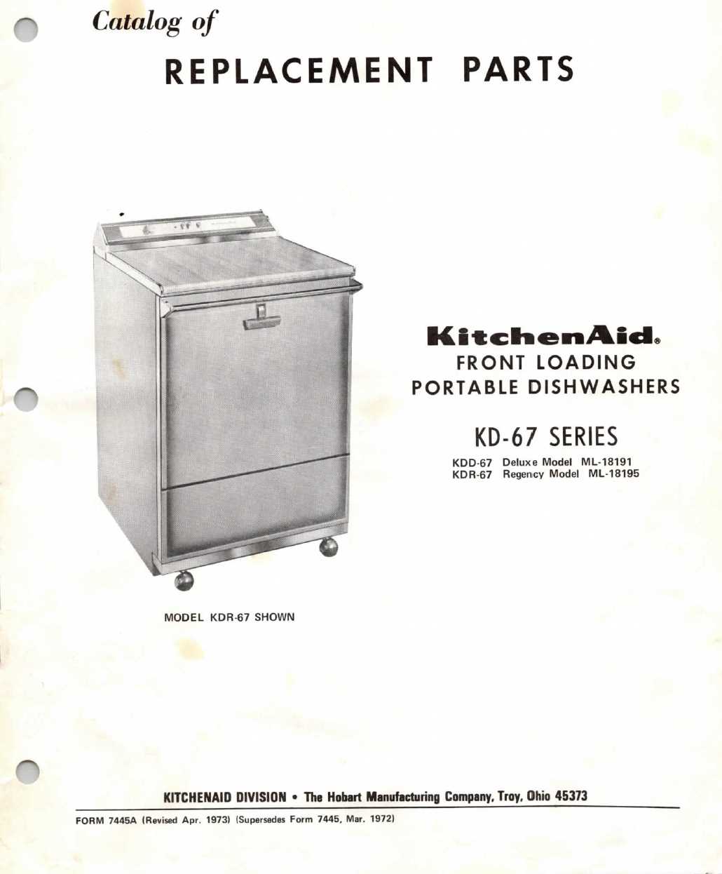 kitchenaid dishwasher repair manual