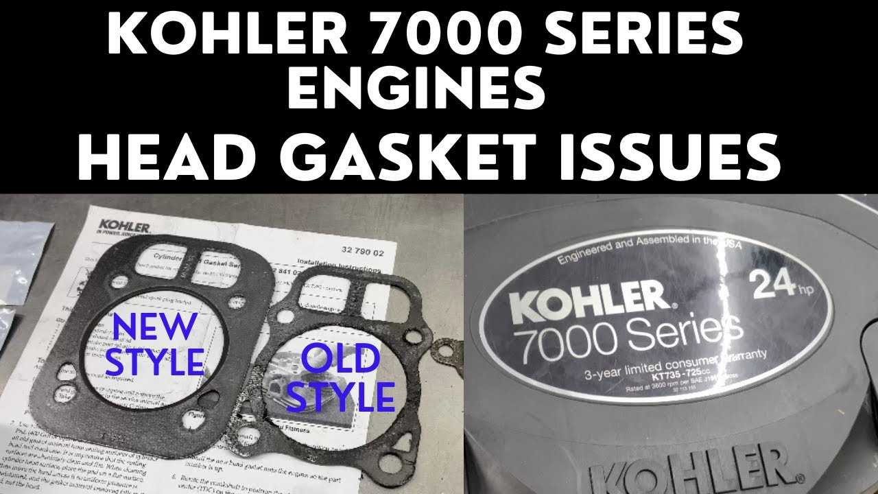 kohler 7000 series repair manual