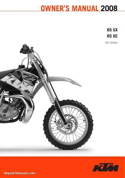 ktm 65 sx repair manual