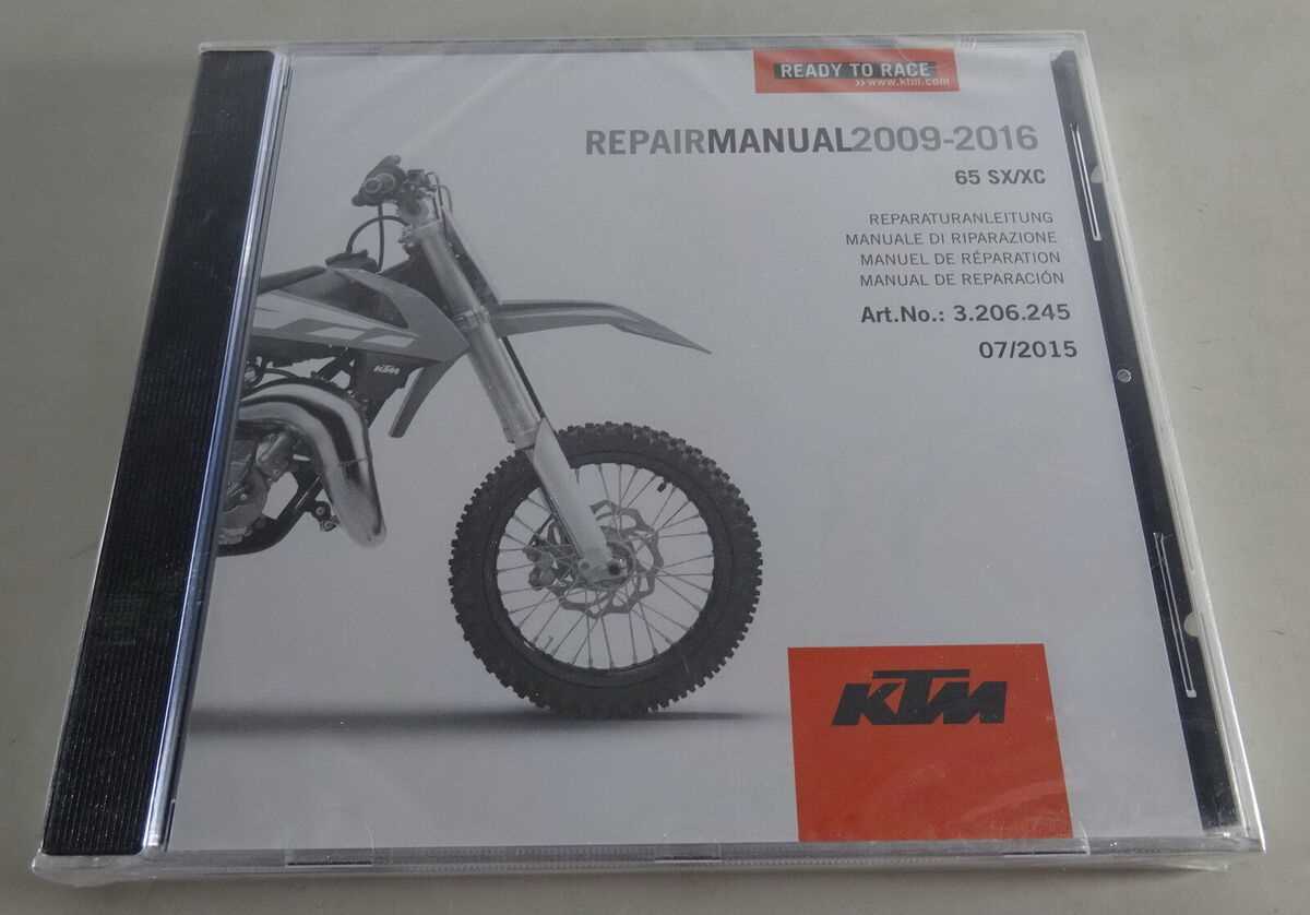 ktm 65 sx repair manual