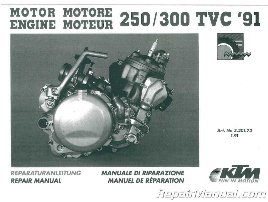 ktm exc 250 repair manual