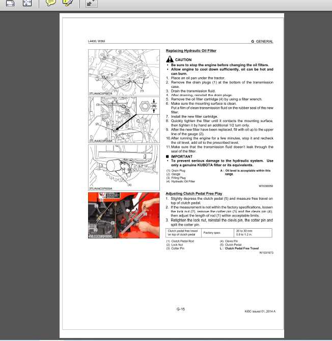 kubota l4400 repair manual