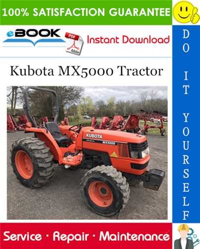 kubota mx5100 repair manual