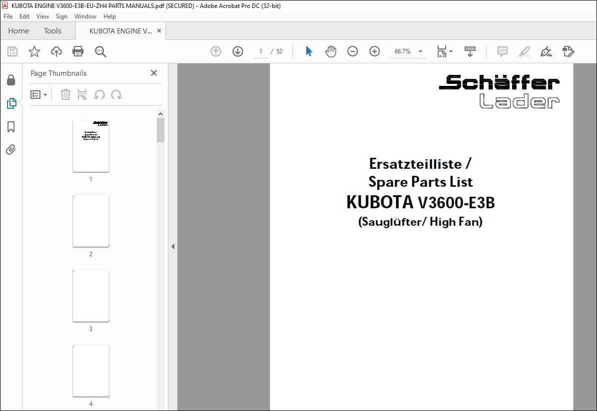 kubota v3600 repair manual