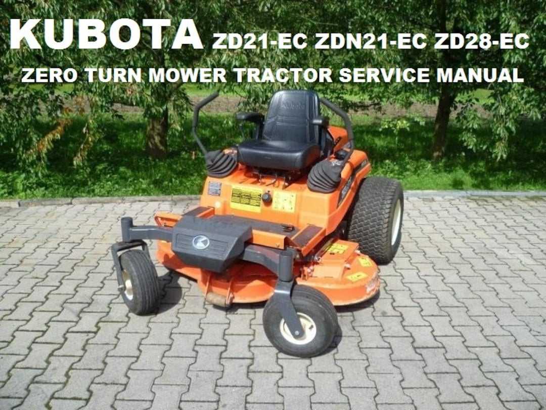 kubota zd21 repair manual