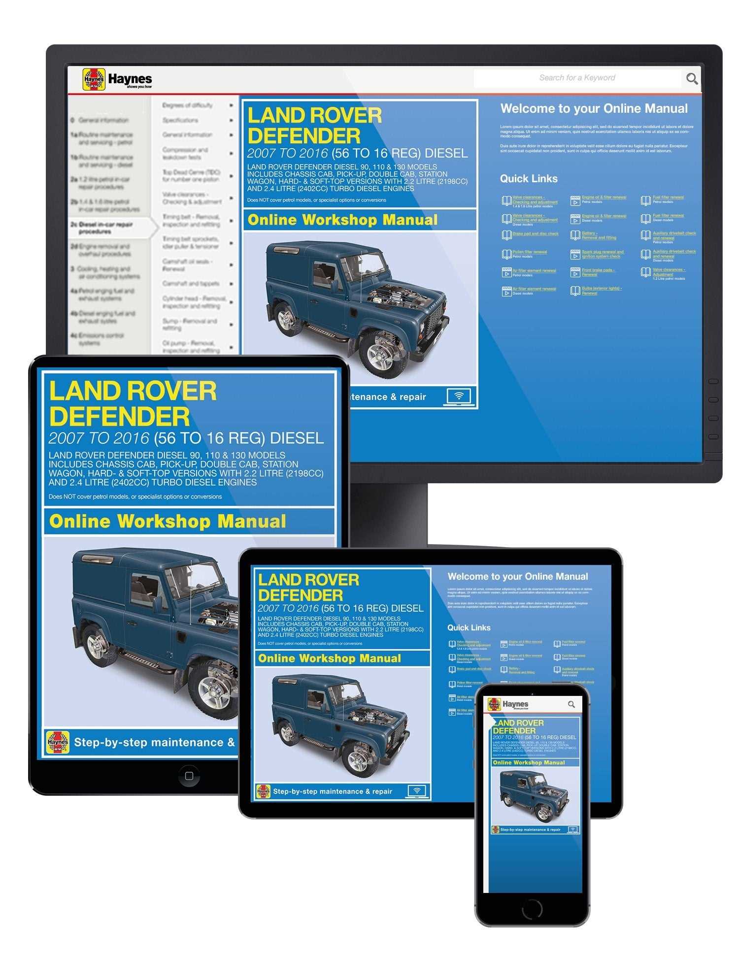 land rover defender repair manual