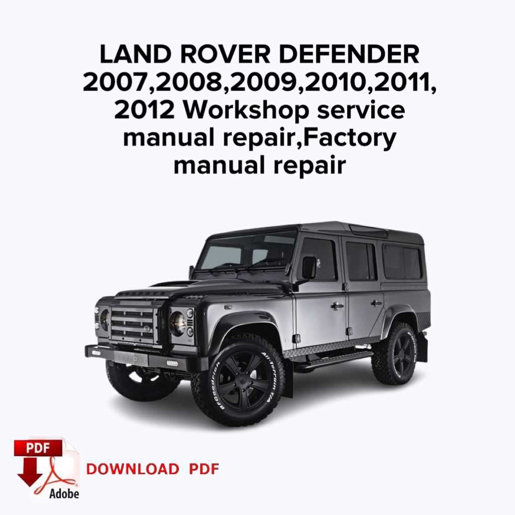 land rover defender repair manual