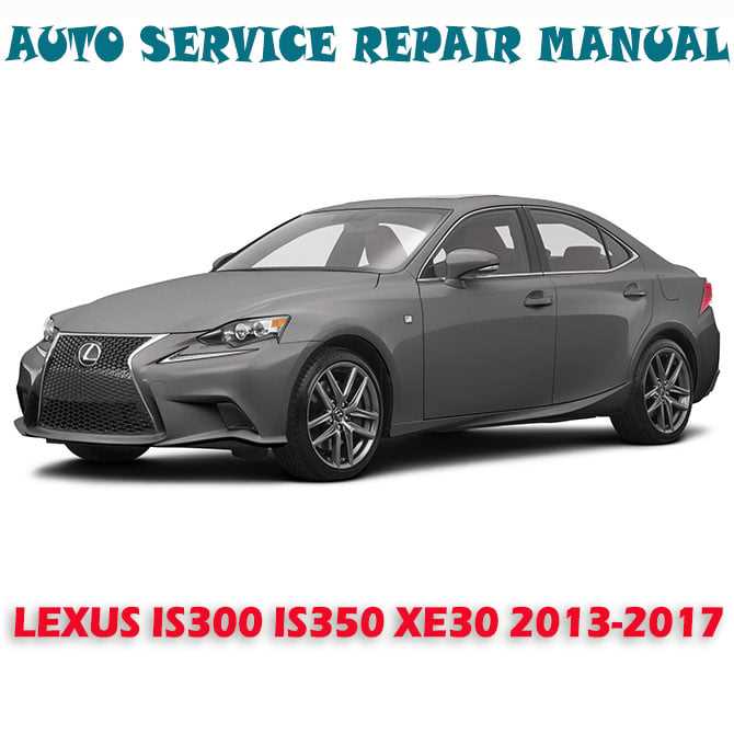 lexus is300 repair manual