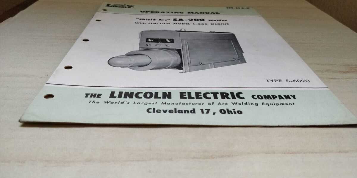 lincoln sa 200 repair manual