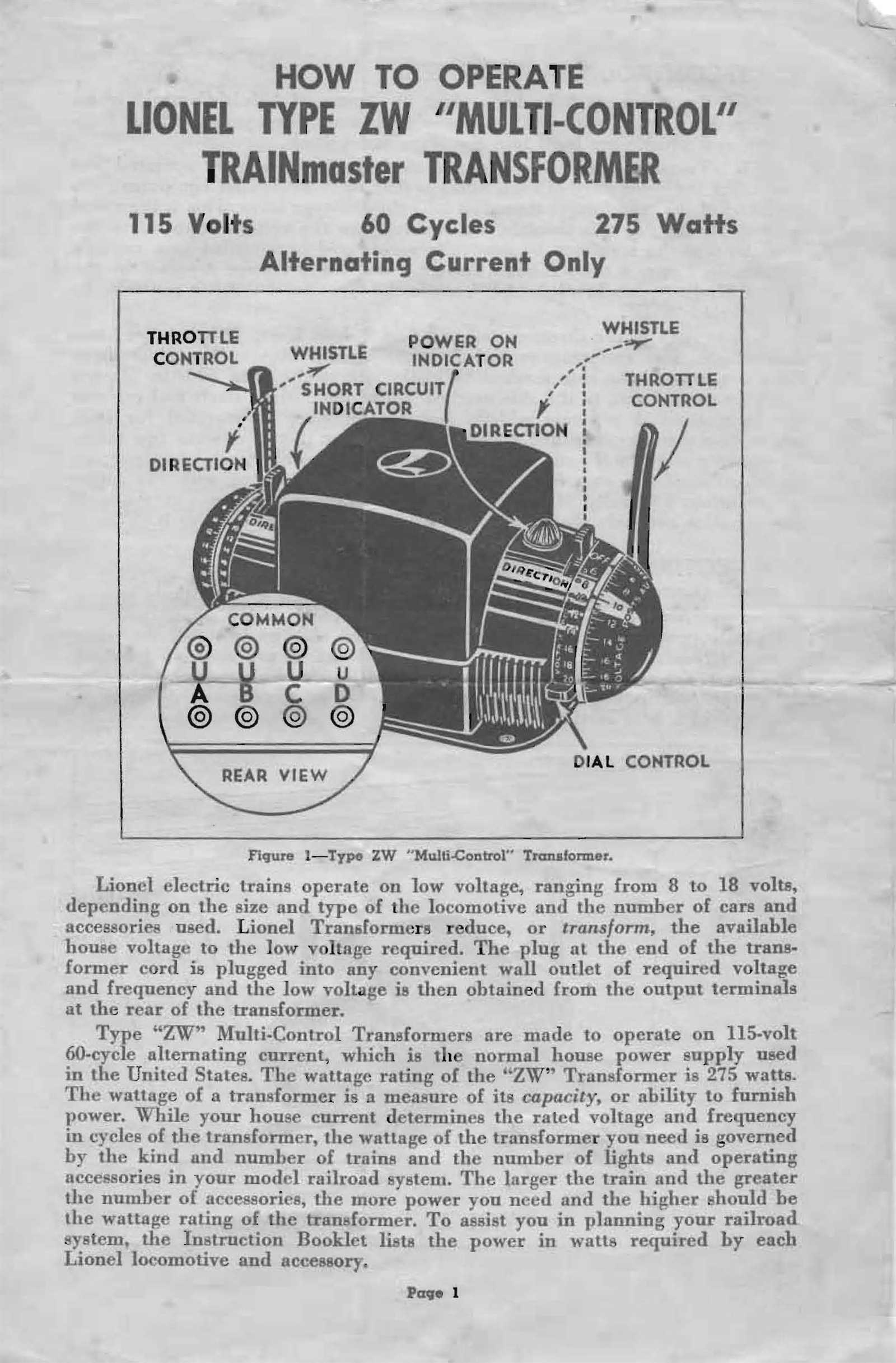 lionel zw repair manual