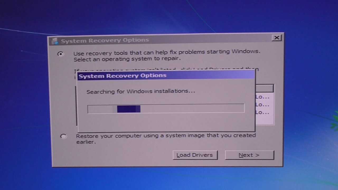 manual startup repair windows 7