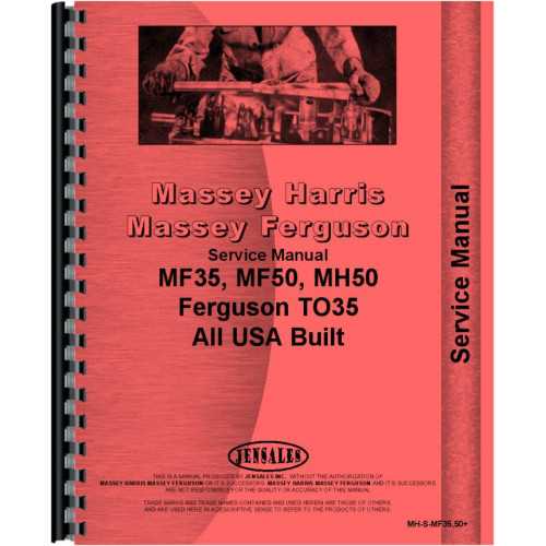 massey ferguson 35 repair manual