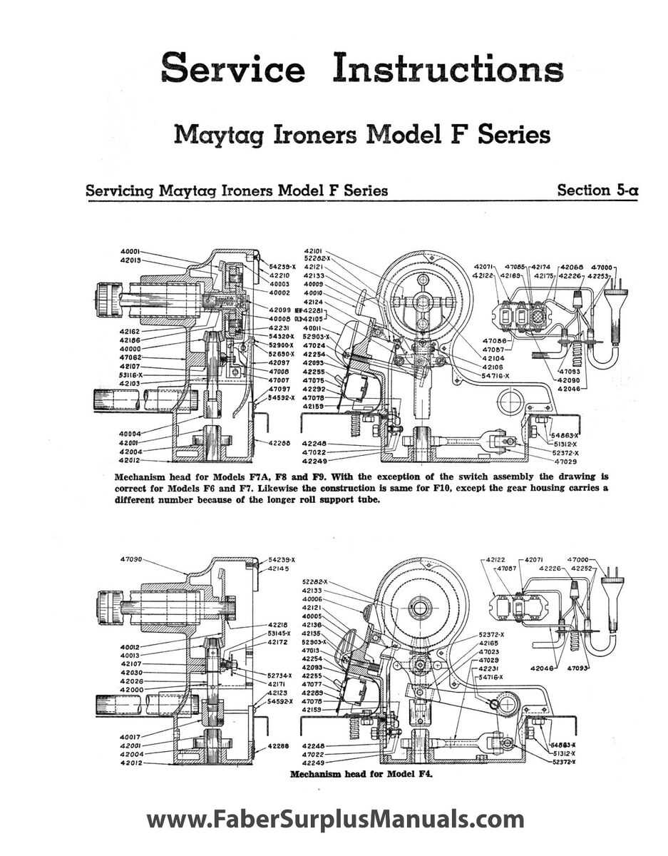 maytag a482 repair manual