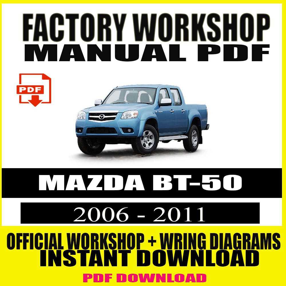 mazda bt 50 repair manual