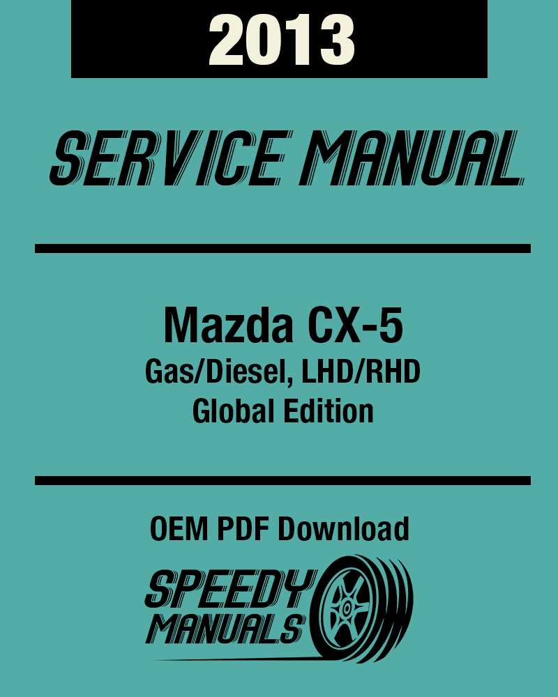 mazda cx 5 repair manual