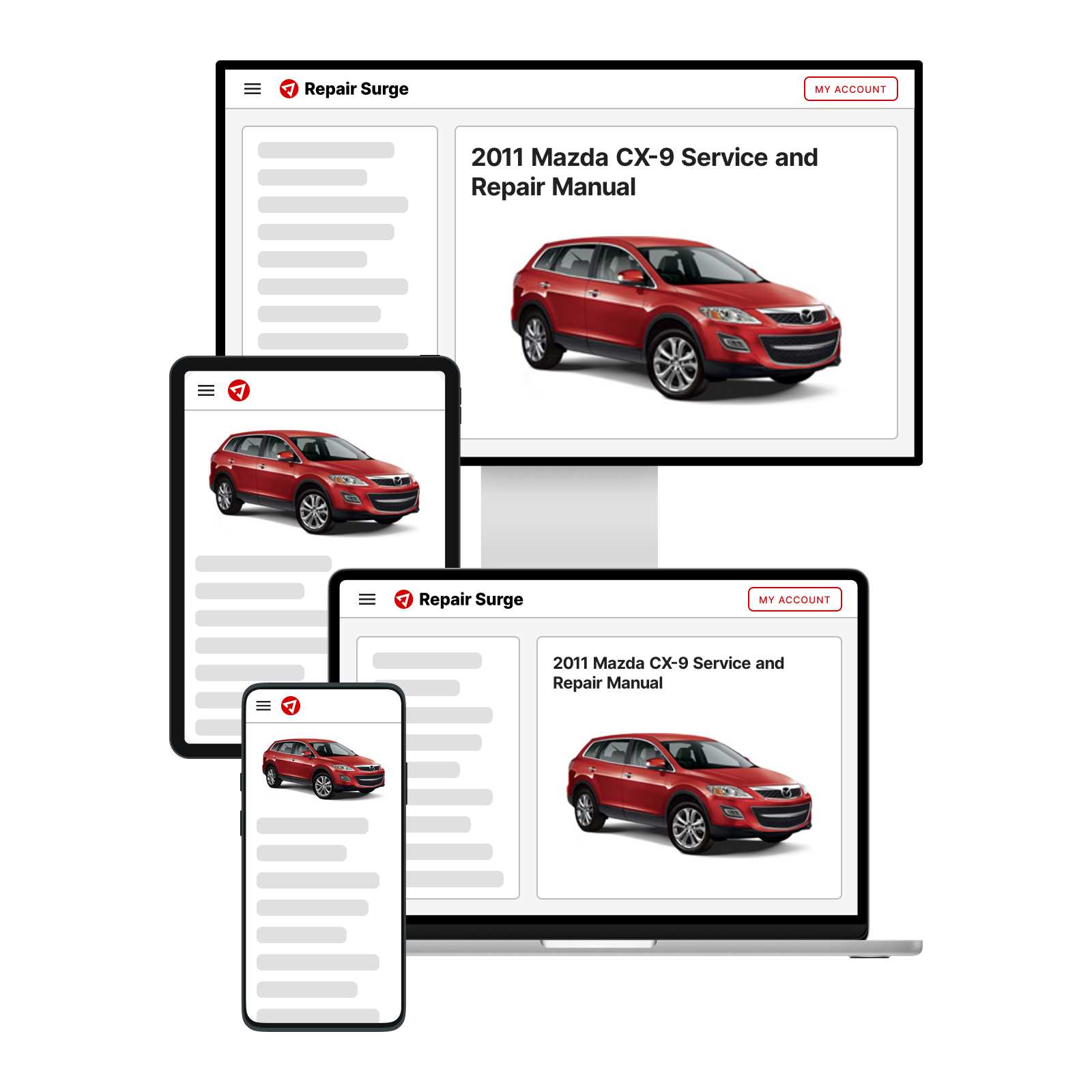 mazda cx 9 service repair manual