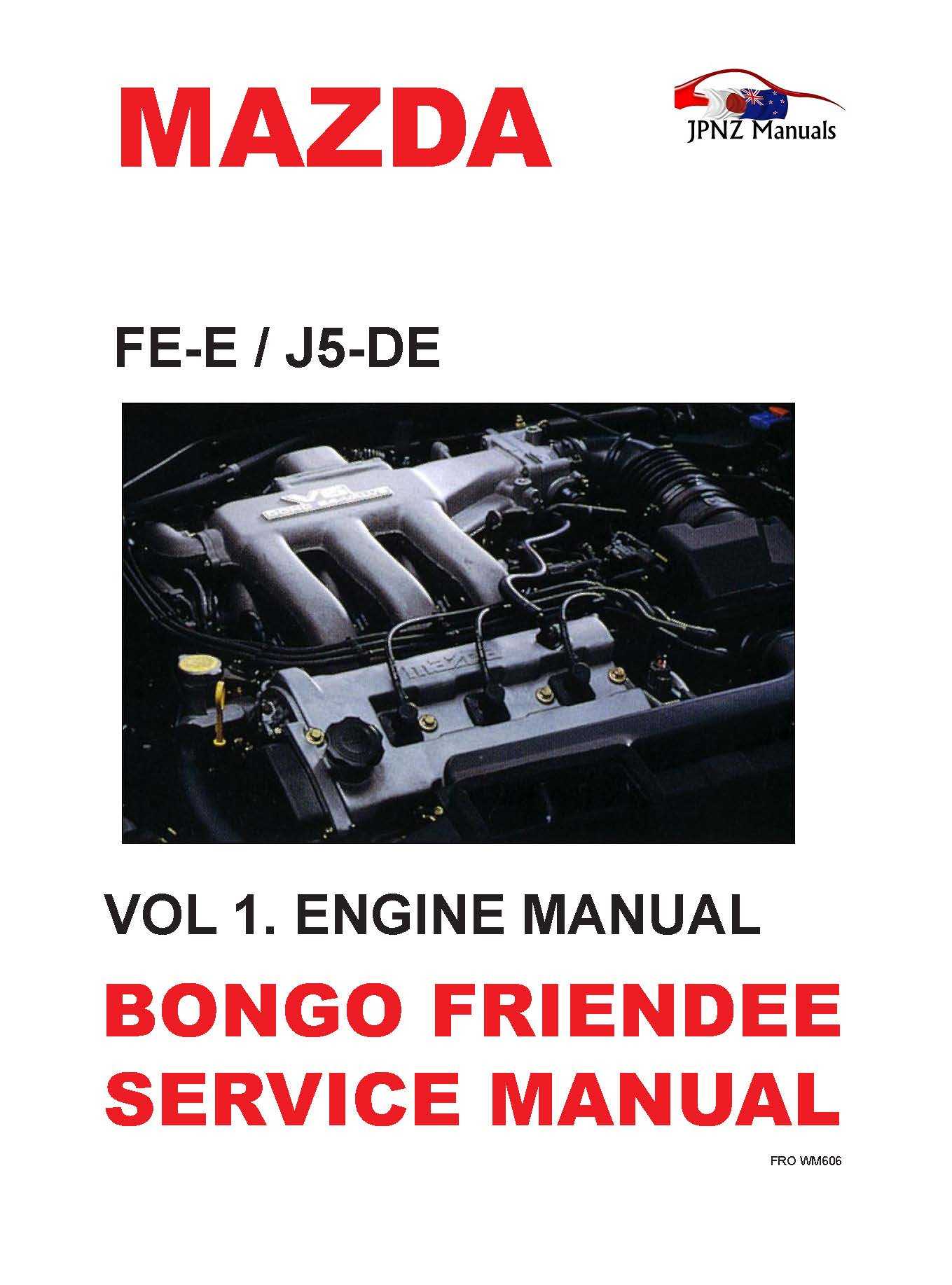 mazda fe engine repair manual