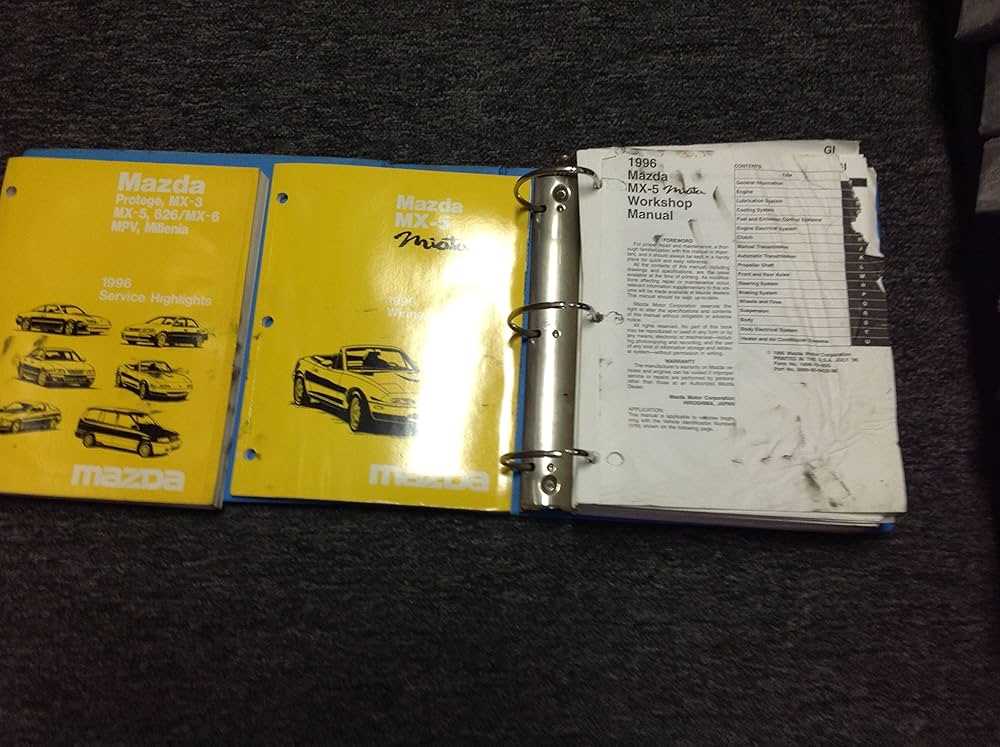 mazda protege repair manual