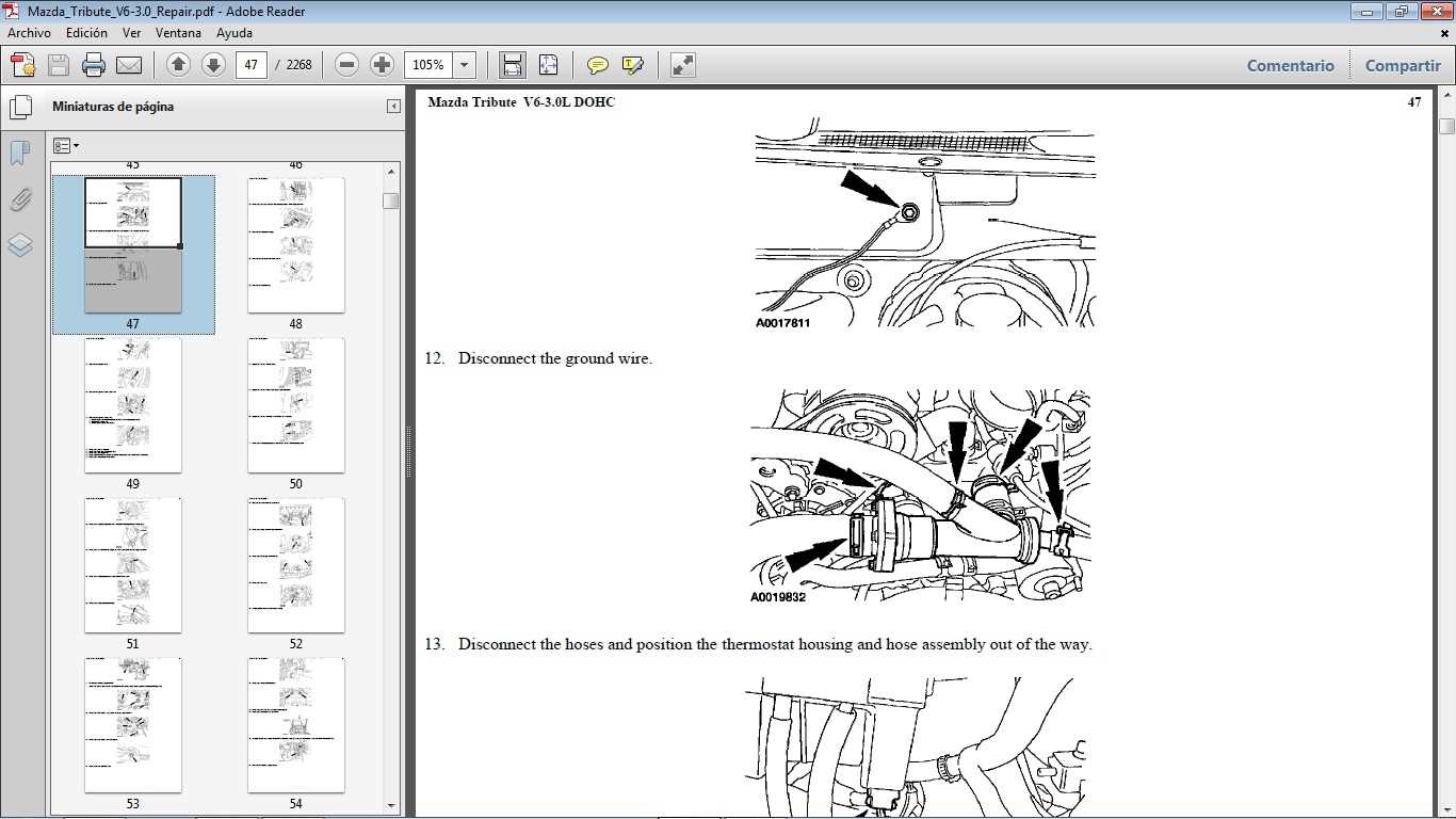 mazda tribute 2003 repair manual