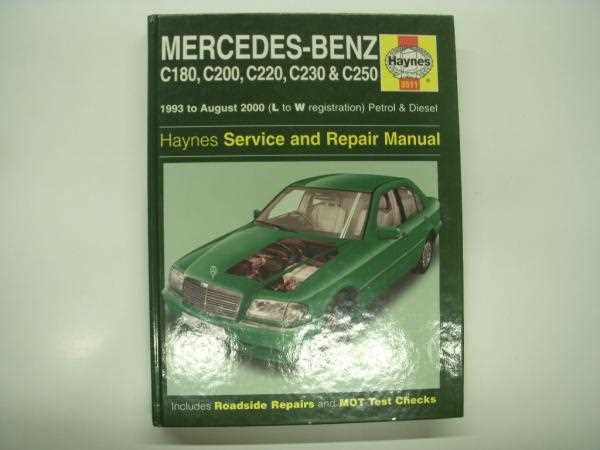 mercedes benz c230 repair manual