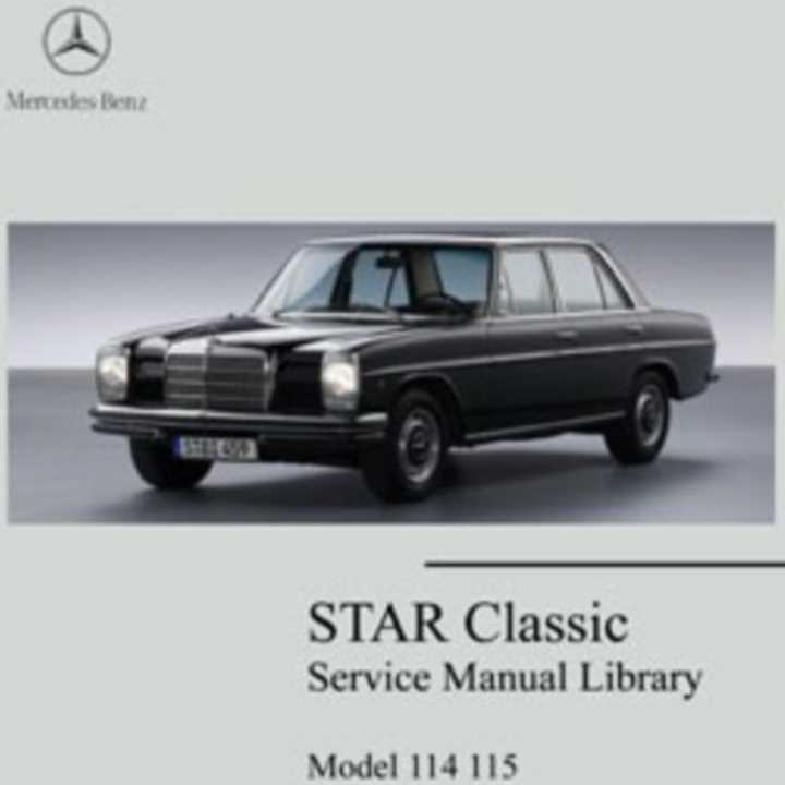 mercedes benz factory repair manual