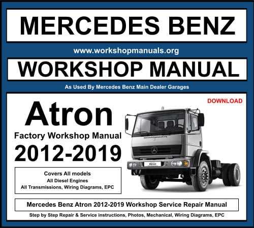 mercedes benz repair manuals