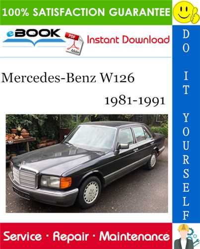 mercedes benz w126 repair manual