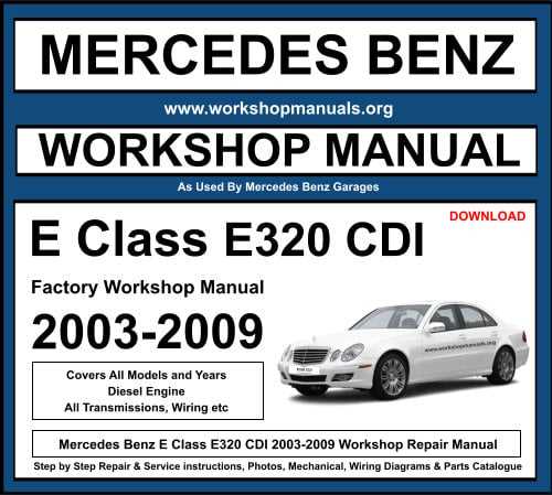 mercedes diesel repair manual