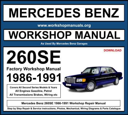 mercedes repair service manual