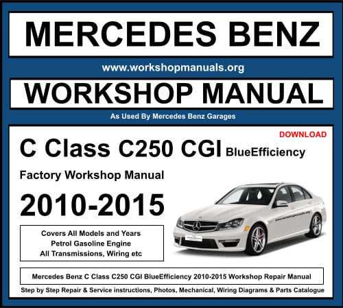 mercedes repair service manual