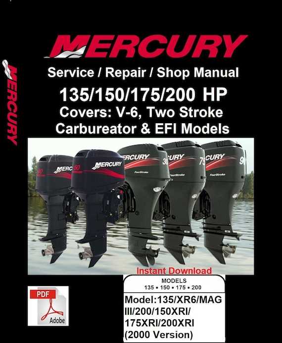 mercury boat motor repair manual