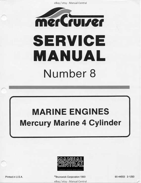 mercury inboard 3.0 litre repair manual