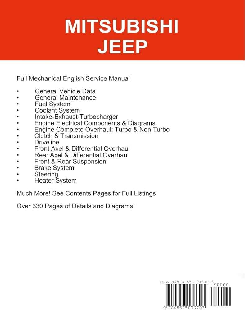 mitsubishi asx repair manual