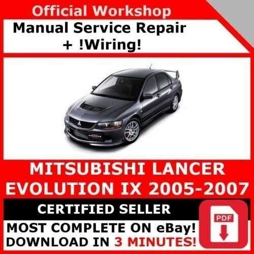 mitsubishi lancer evolution repair manual