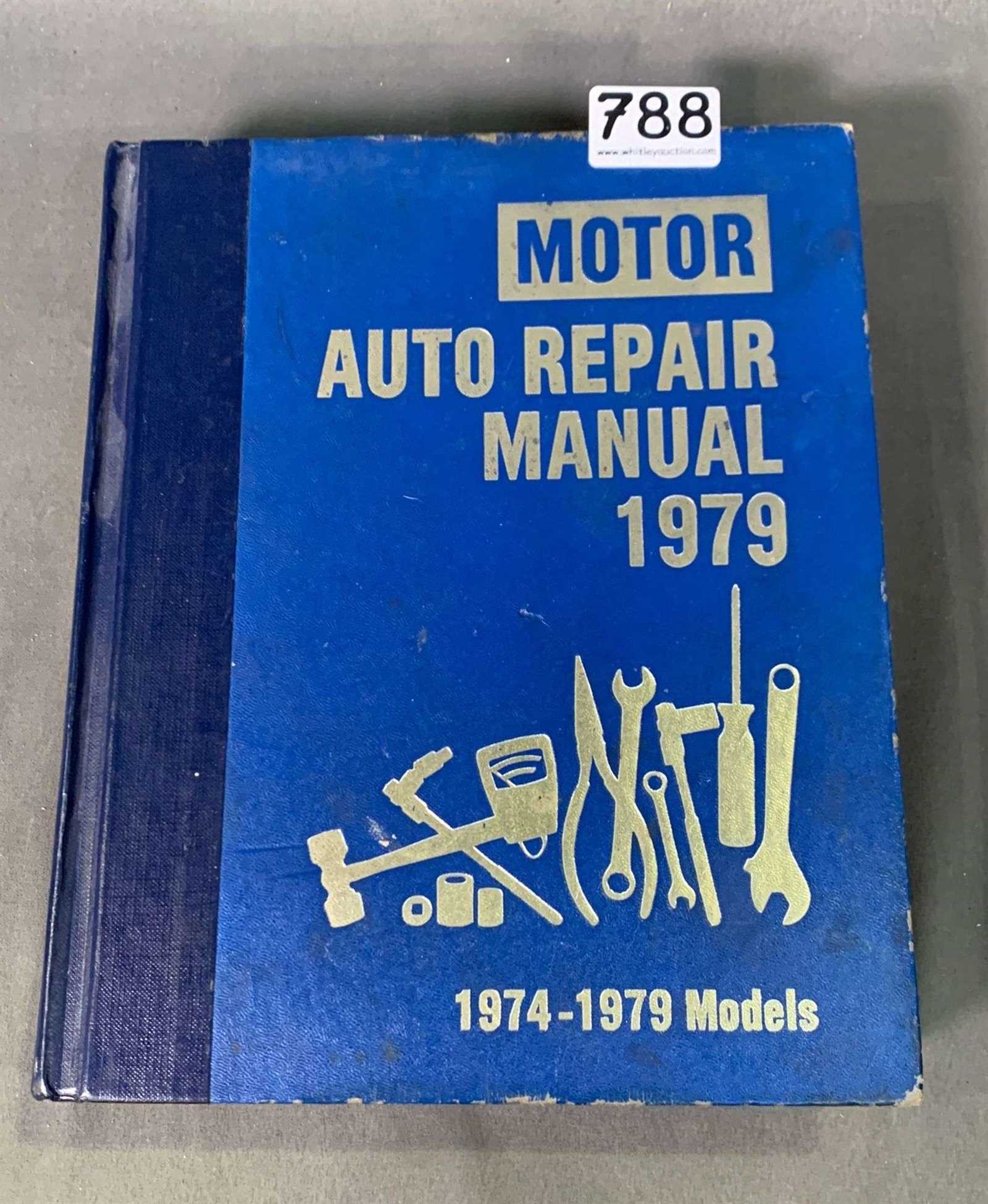 motor auto repair manual 1974
