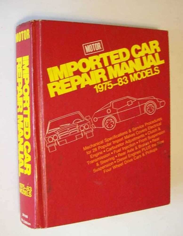 motor car repair manuals