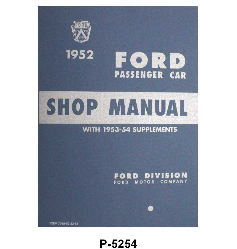 motors auto repair manual 1953